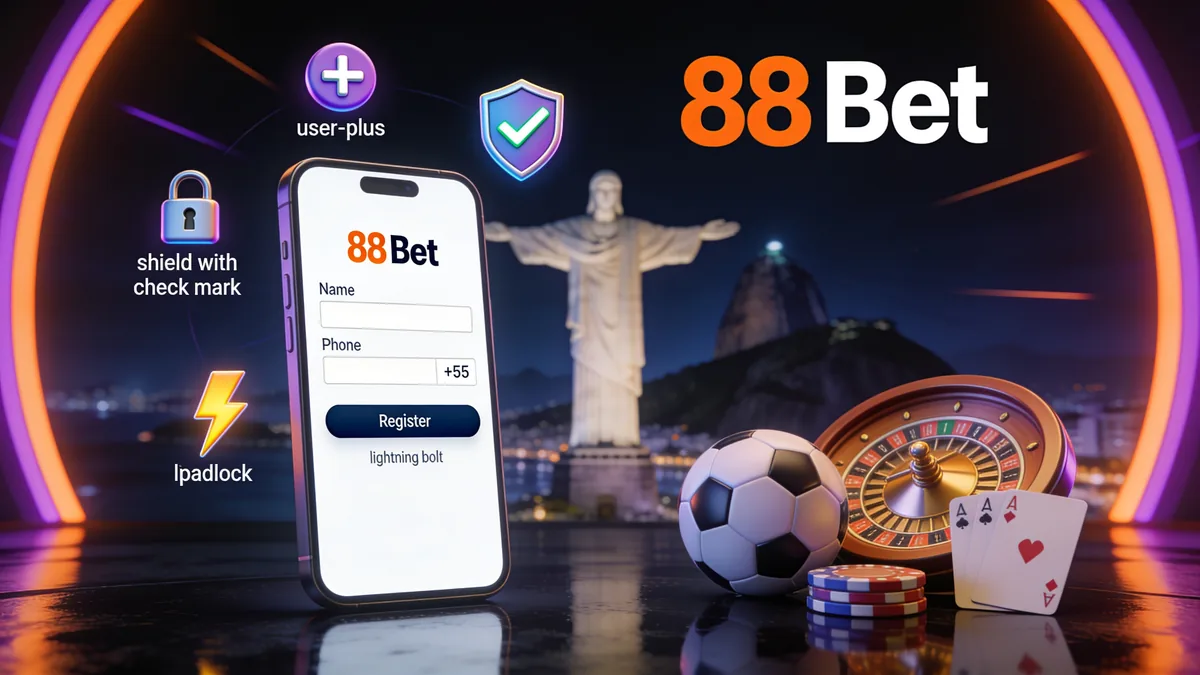 Como Criar uma Conta na 88 bet para jogadores no Brasil